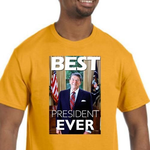 Ronald Reagan Best President Ever T-Shirt *Pick your color & size* (NEW) - Picture 2 of 8