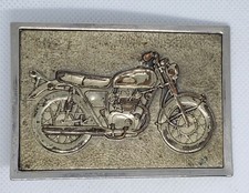 VINTAGE 1970s Motorcycle Belt Buckle GUC Show your passion