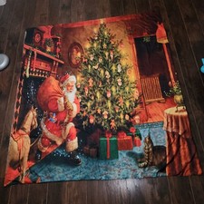 Christmas Santa Full Size Duvet Cover Two Pillow Cases