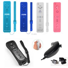 Remote Controller  Nunchuk Gamepad Built in MOTION PLUS For Nintendo Wii/Wii U