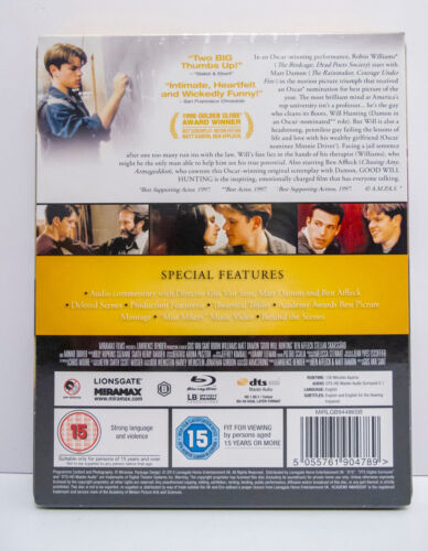 Good Will Hunting Blu-ray Limited Edition UK Steelbook Zavvi (Region B) - Picture 2 of 11