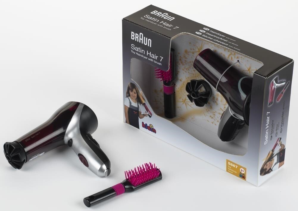 Theo Klein: 5867 - Bosch - Asciugacapelli Satin Hair 7 Con Spazzola -