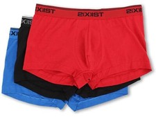 2 X IST Assorted 3-Pack Stretch No Show Trunk Men's Size X-Large L44039