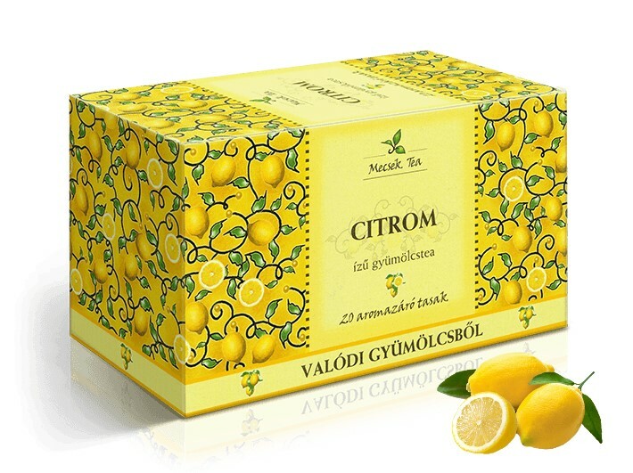 Premium Real Fruit Lemon Flavoured Tea with Natural Herbals - 20 Teabags