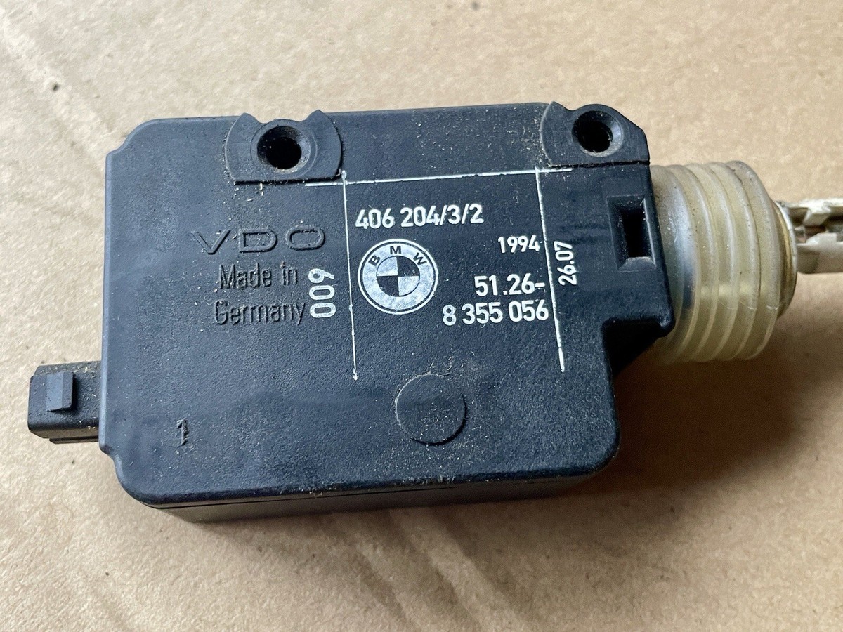 BMW Actuator Fuel Door Lock 51.26-8355056 VDO 406 204/3/2 Tested
