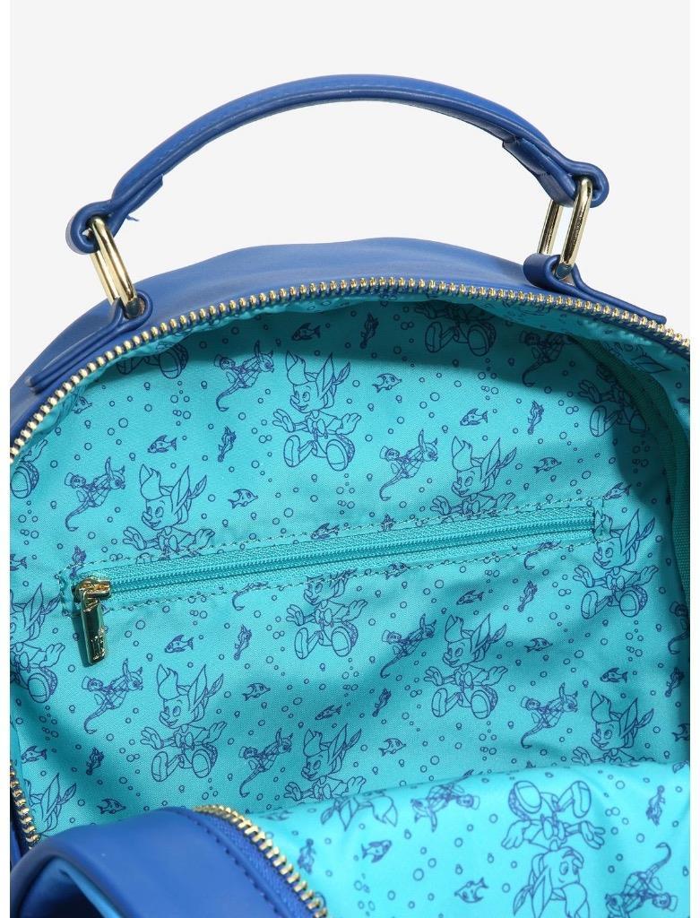Loungefly Disney Pinocchio Underwater Mini Backpack & Wallet  display picture 2
