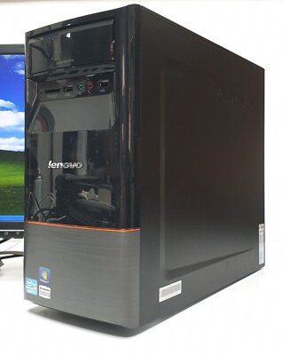 Lenovo Windows XP Gamer PC DVD i7 4GB 1TB VGA HDMI Computer SDCARD GF GT530 1GB