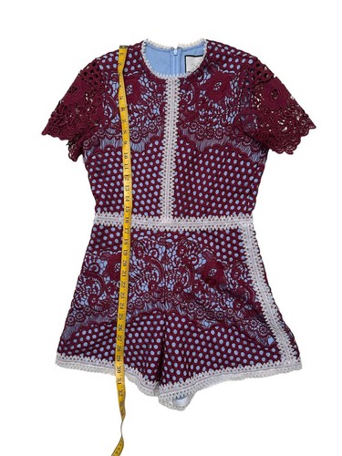 Alexis Rowen Romper in Burgundy Mosaic - Picture 5 of 13