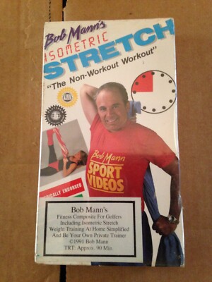 Bob Manns Isometric Stretch The non-workout workout VHS SEALED NEW