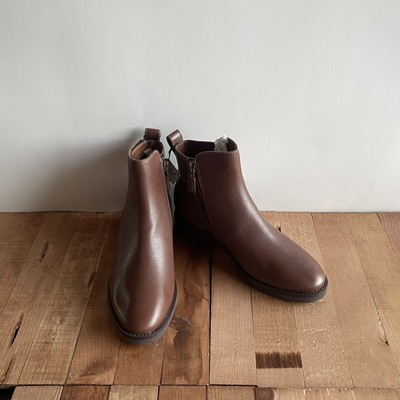 Cole Haan River Brown Women Leather Ankle Chelsea Boots Booties Size 5.5B