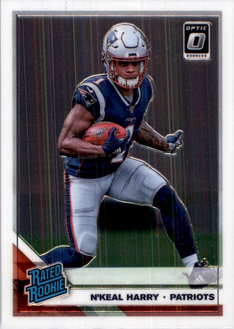2019 Donruss Optic Rated Rookie NKEAL HARRY New England Patriots #169