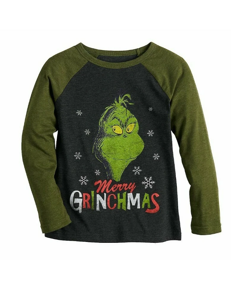 Grinch sweatshirt boys hot sale