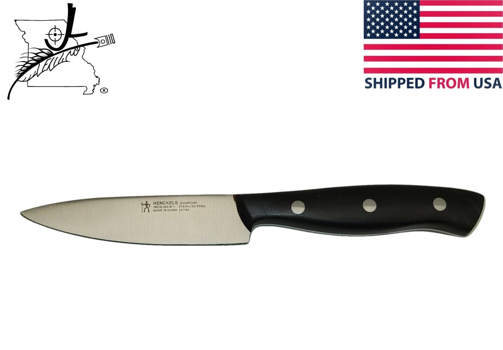 Henckels Everpoint Fine Edge 4" Paring Knife Stainless Steel Dishwasher Safe
Opens in a new window o