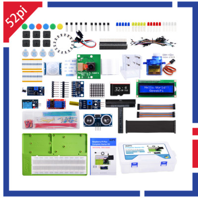 Raspberry Pi Complete Starter Kit DIY Electronic Project LED Sensor Breadboard