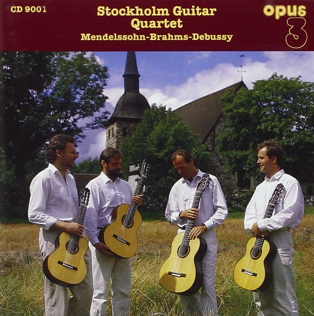 Stockholm Guitar Quart Stockholm Guitar Quartet - Mendelsohn, Brahms, Debus (CD)