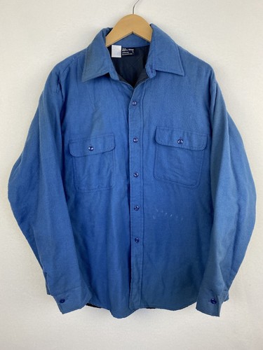 Vintage JCPenney The Mens Shop L Blue 