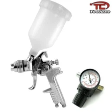 1.4mm HVLP Air Paint Spray Gun w/ Gauge Auto Painting Automotive Shop Tool 31218