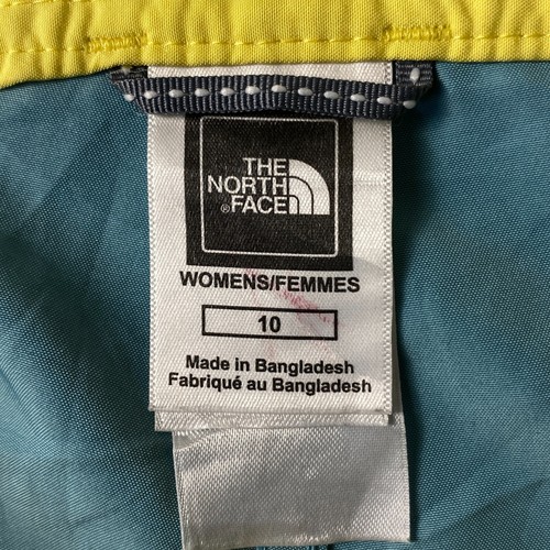 The North Face Womens Size 10 Board Shorts Floral Aqua Green Drawstring Pockets - Picture 4 of 14