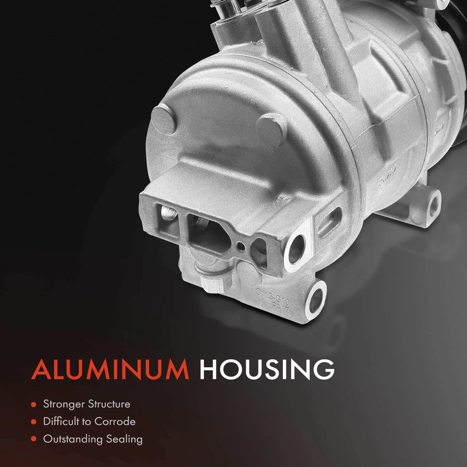 AC Compressor with Clutch for Jeep Grand Cherokee Chrysler 300 Dodge Challenger - Изображение 3 из 4