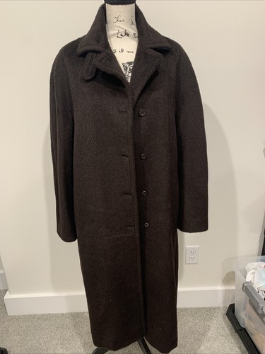 Luxury Fur Alpaca Wool Oversized Trench 