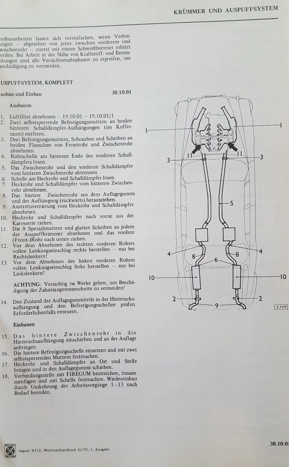 Manual de Taller Jaguar XJ12 & Daimler Doble Six Serie 1 1970, 71, 72, 73 - Imagen 3 de 4