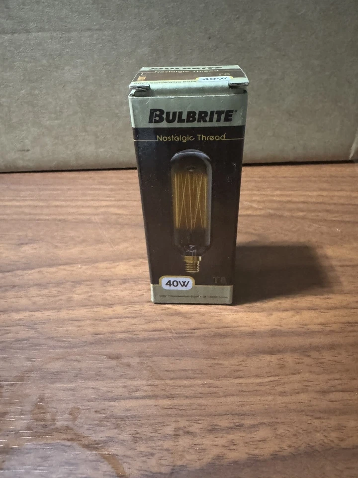 BULBRITE 40W T8 Candalebra Base Nostalgic Thread - Image 2 of 3