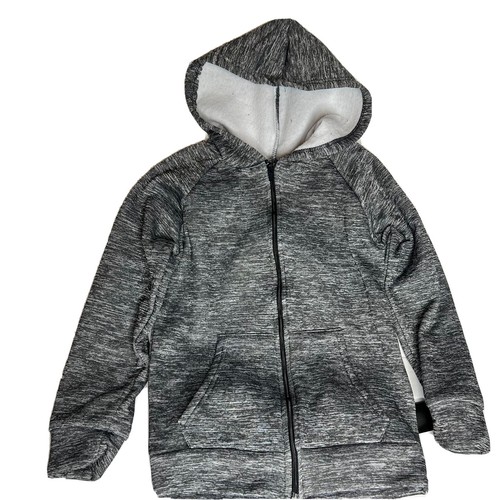 Boys Crunch Time Heather Gray Zip Hoodie Jacket & Pants Size: XS (4-5) - Picture 2 of 6