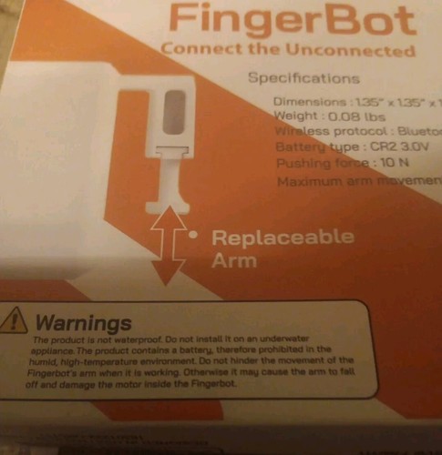 TikTok FingerBot Bluetooth Automatic/App Enable SwitchBot Smart Button Pusher  - Picture 14 of 19