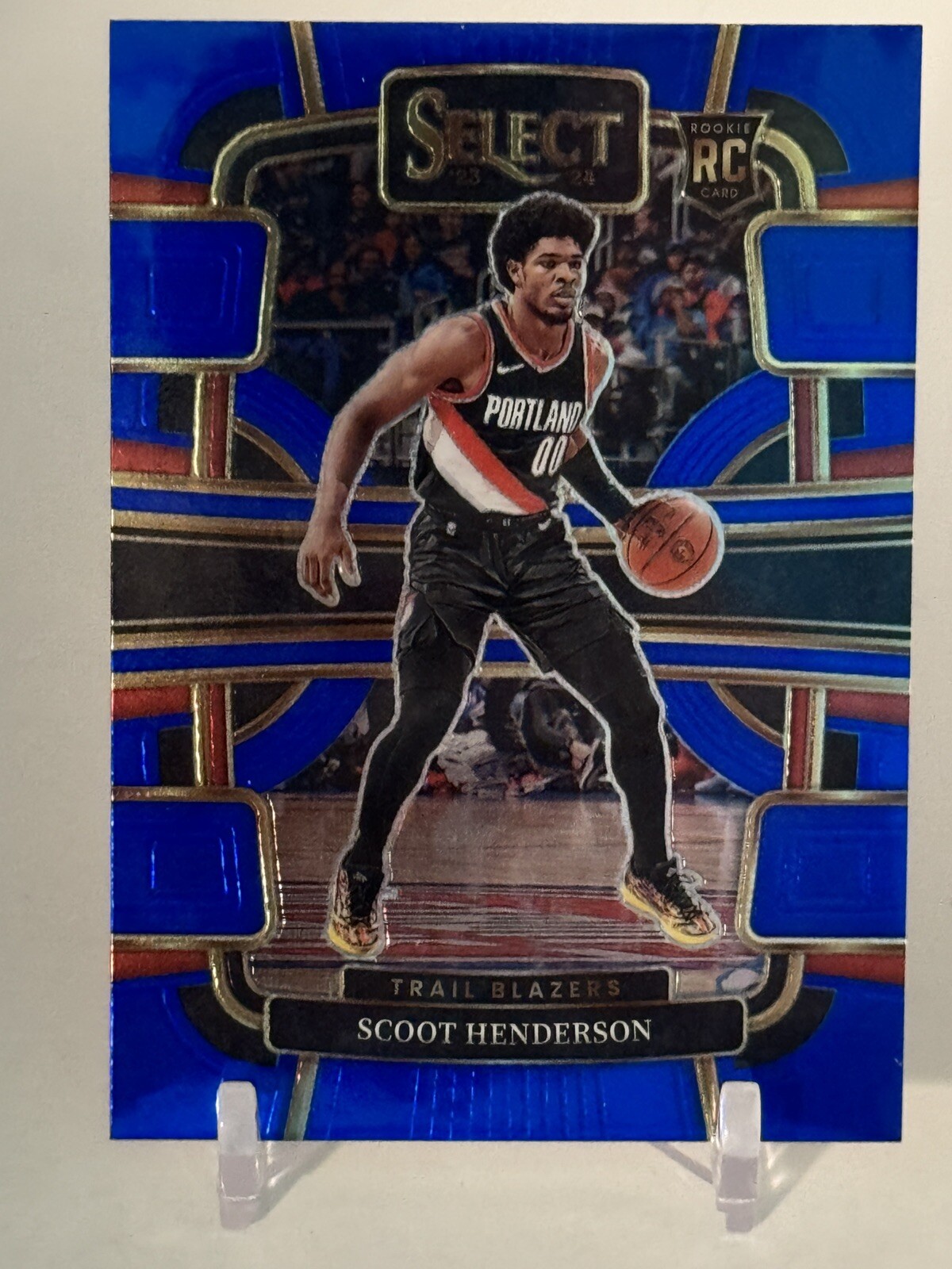 Scoot Henderson 2023-24 Panini Select NBA Blue Concourse Rookie Blazers #77 B824