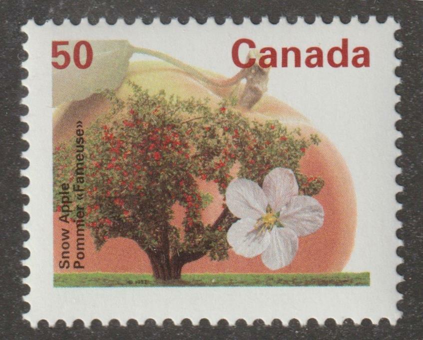 *Pomme Canada 1994 #1365 Fruit Tree Definitive: Snow Apple - MNH | eBay