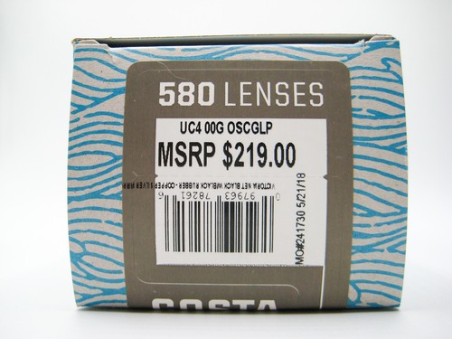 New Authentic Costa Del Mar Victoria UC4 00G OSCGLP Black/Copper 580G Polarized - Picture 9 of 10