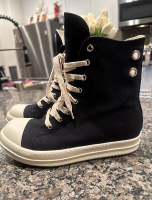 Rick Owen drkshdw black porterville sneakers