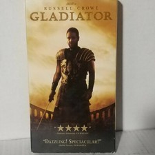 Gladiator-VHS-Russell Crowe/Joaquin Phoenix-Ridley Scott-epic-rated R