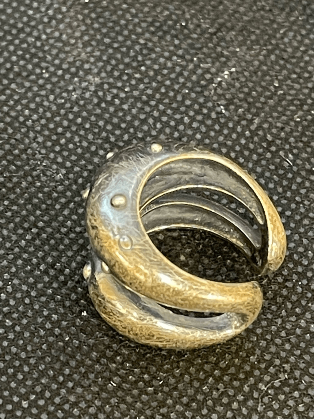 Solid Sterling Silver Avant Garde Ring - image 6