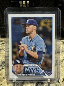 2023 Topps Series 1 SSP Image Variation Golden Mirror Jeffrey Springs #12