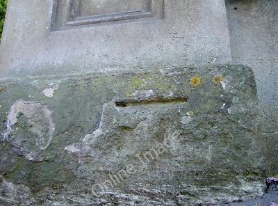 Photo 6x4 Broken arrows Bath/ST7464 A benchmark cut into the base of an  c2011