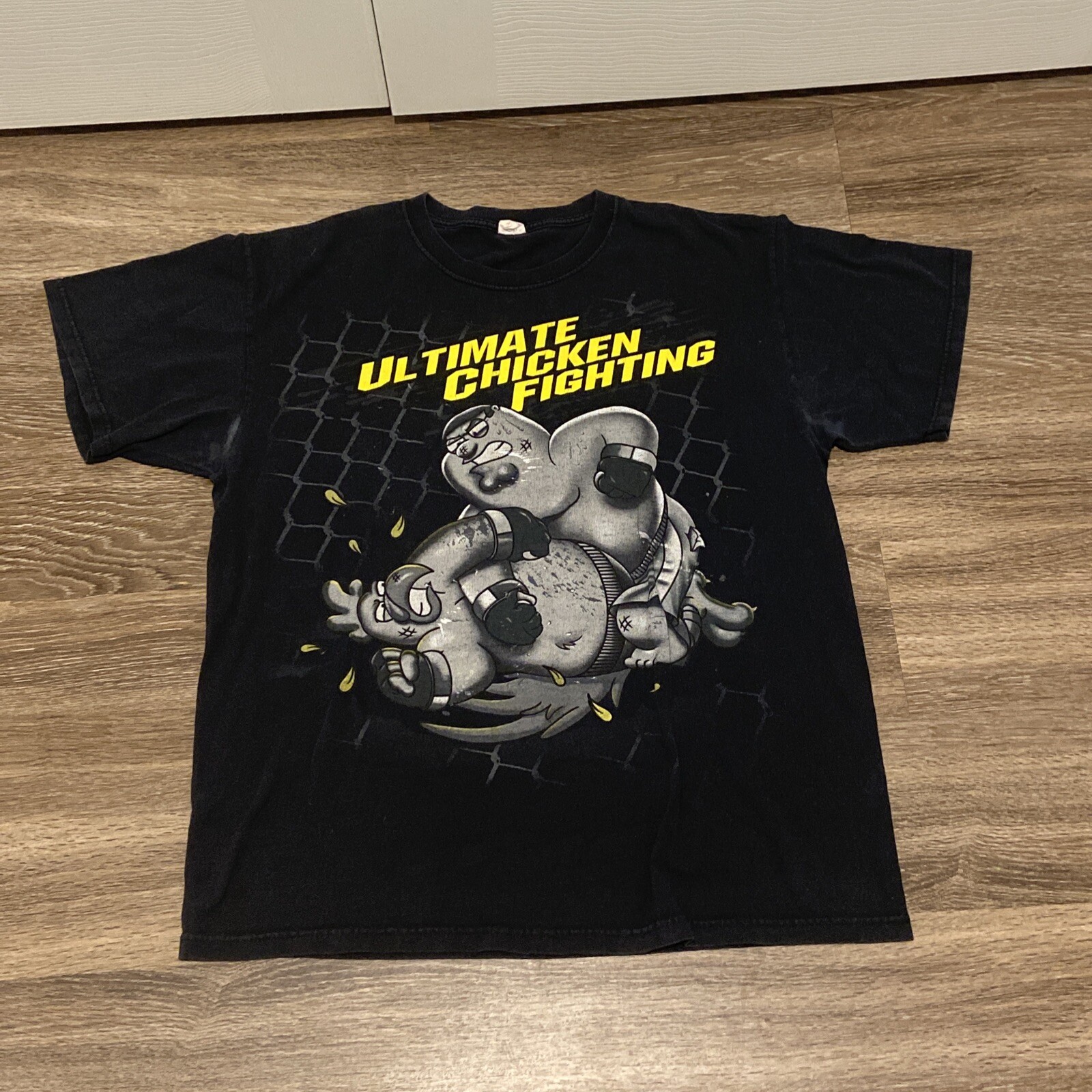 Ultimate Chicken Fighting Peter Griffin T Shirt Sz M Gem