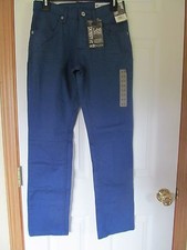 NWT Boy's size 16 Reg. LEE DUNGAREES Skinny Fit Color JEANS, Bright Cobalt Blue