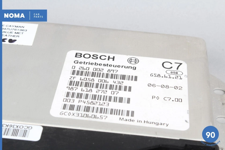07-08 Porsche Cayman 987C Módulo de caja de cambios de transmisión automática Tiptronic OEM Foto 4 de 4