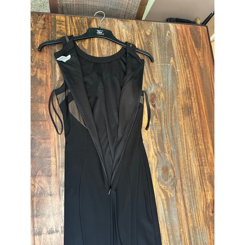 Cache Gown Evening Dress Sleeveless Formal Maxi Black Gold Accents Size 2 - Picture 11 of 13