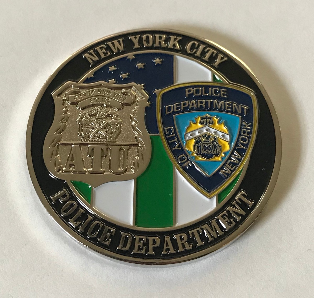 NYPD NYC Police Dept Transit Bureau ATU Anti Terrorism Unit