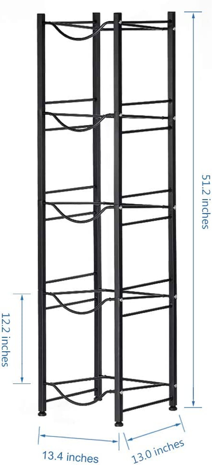 Water Cooler Jug Rack Dispenser 5 Tier Stainless Steel Heavy Duty