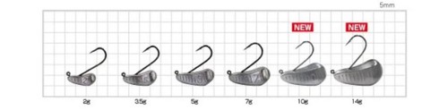 Sasasame ZN001 Jig Head Choi Nage taglia 8, 2 grammi (4243) - Foto 3 di 4