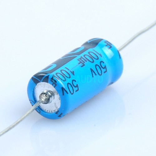 5PCS Axial Electrolytic Capacitor 50V 100uf for DIY Audio Guitar Tube Amplifier - Picture 4 of 4