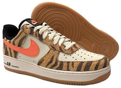 Nike Air Force 1 '07 PRM Dakari DJ6192-100 Brown/Orange (Men s 9.5) No Lid