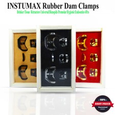Universal Dental Rubber Dam Clamps Set  Bicuspids Premolars  Brinker With Box