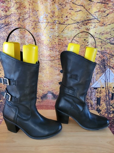 SIZE 7 HARLEY DAVIDSON 2.75" Heel Ankle Boots INV2077 - Picture 2 of 3