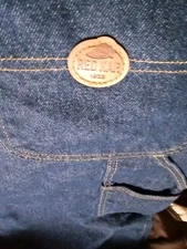 48 x 31 Red Cap Men's Heavy Duty Denim Carpenter Work Jeans