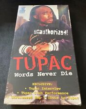 Tupac: Words Never Die (VHS, 1997, Explicit) for sale online Tupac: Words Never Die (VHS, 1997, Explicit) for sale online