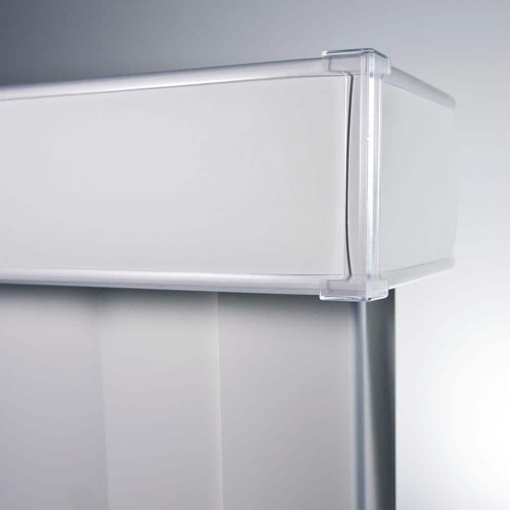 4" Vertical Blind Kit for Sliding Door or Window 78" x 84" Light White